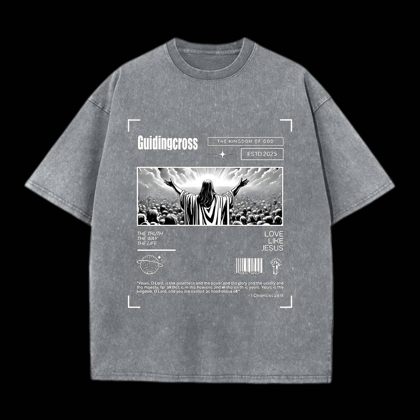 Divine Sacrifice Christian Washed T-Shirt