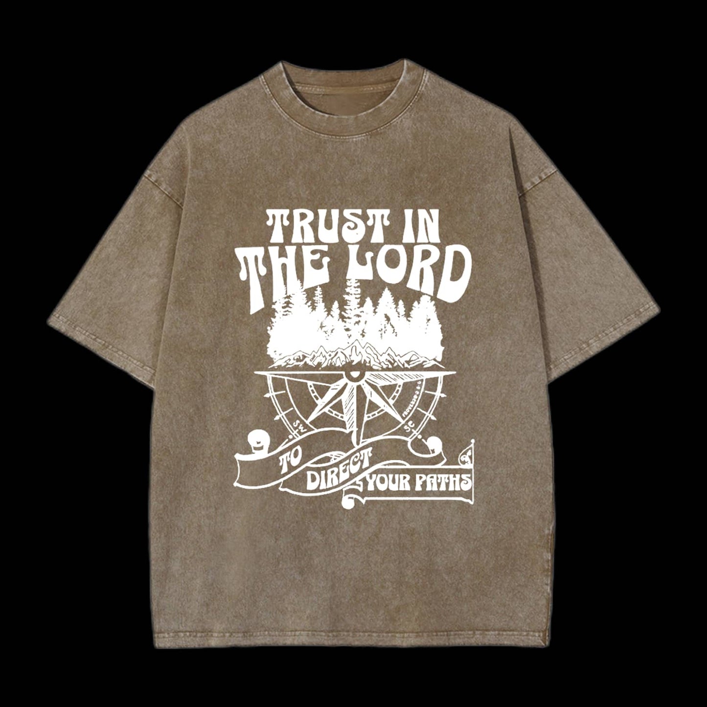 Trust In The Lord Christian Washed T-Shirt