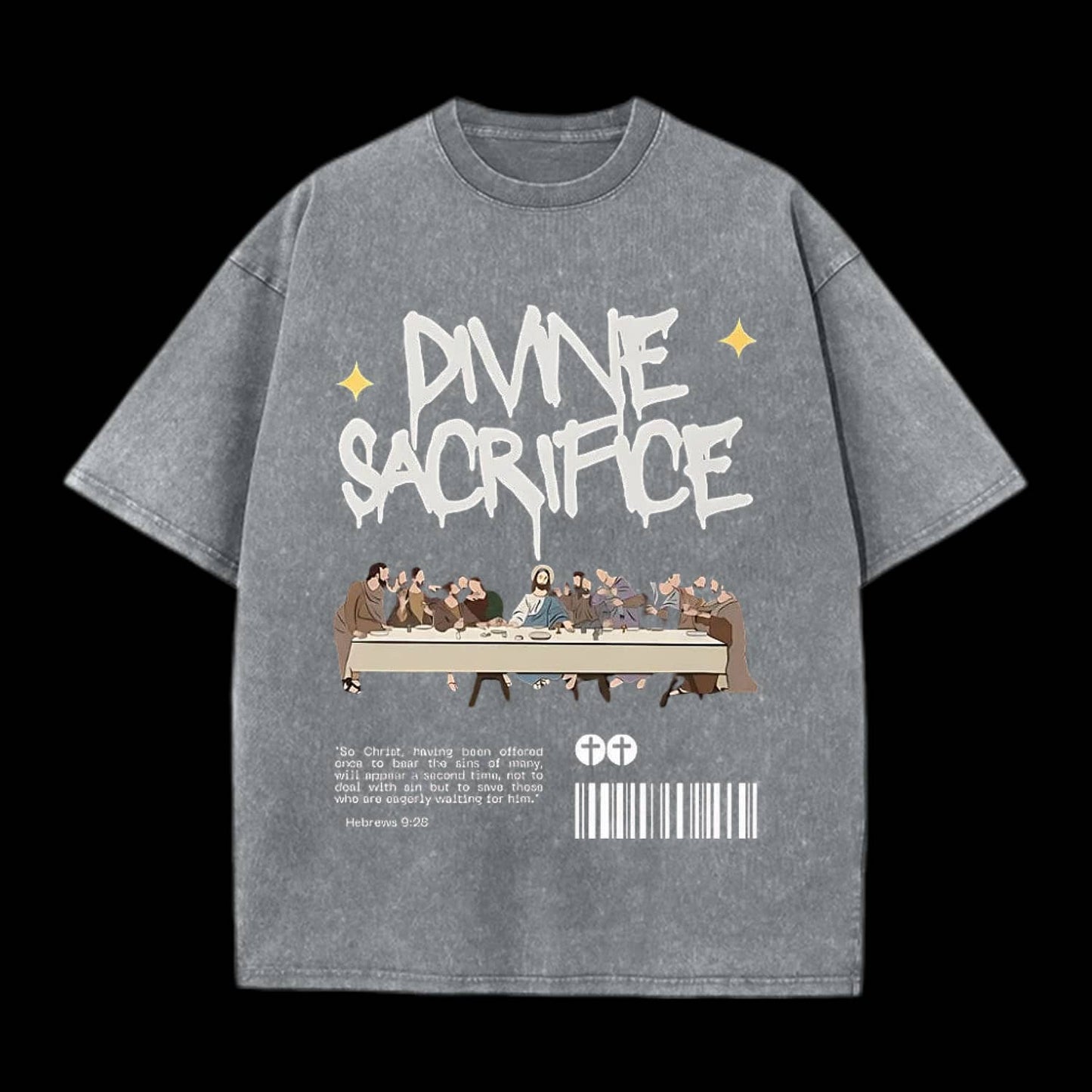Divine Sacrifice Christian Washed T-Shirt