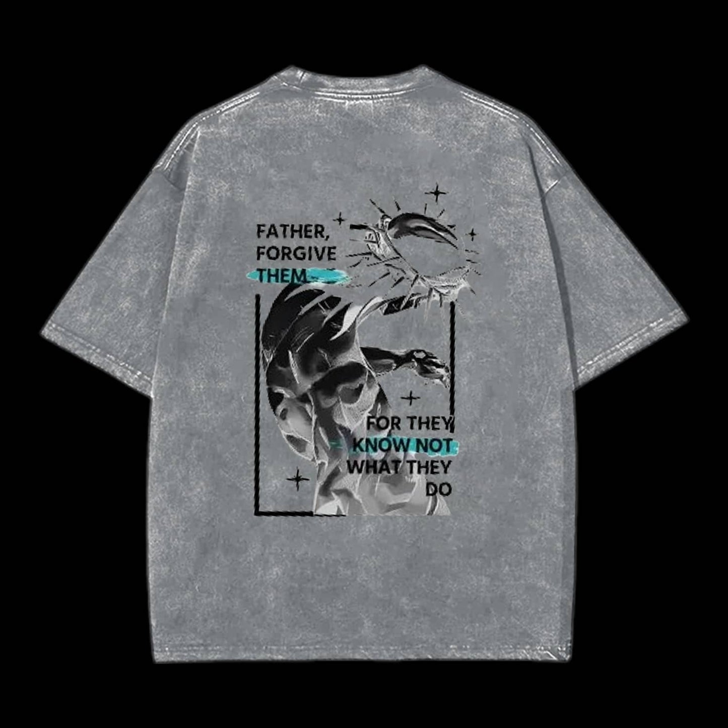 Father, Forgiven Them Unisex Washed Christian T-shirt