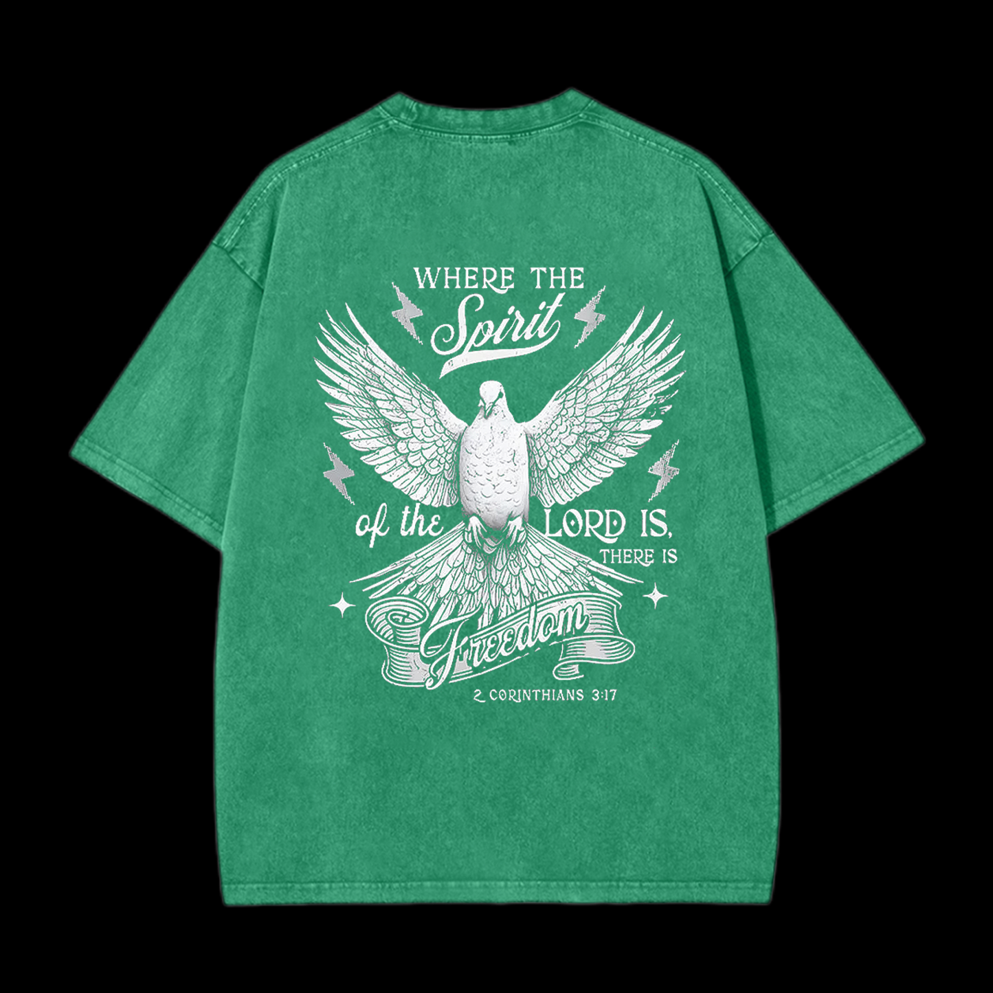 Where The Spirit Of The Lord CHristian tee