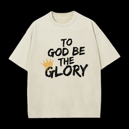 To God Be The Glory Printed Men's Tee