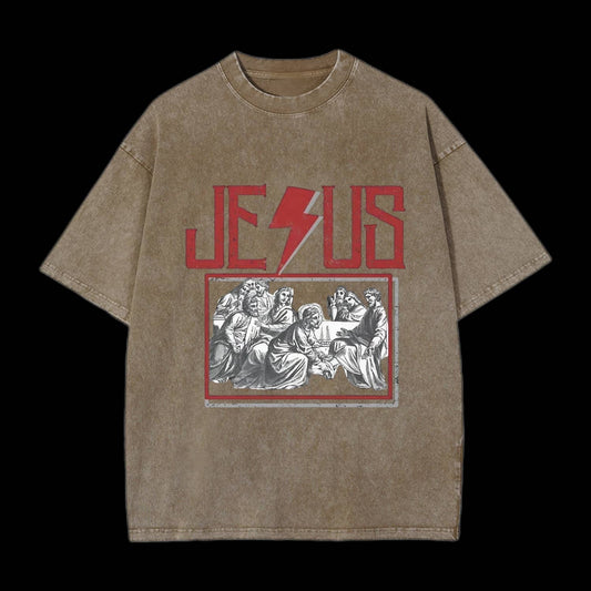 Jesus Christian Washed T-Shirt