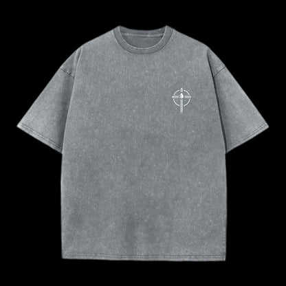 Christ Or Chaos Christian Washed T-Shirt