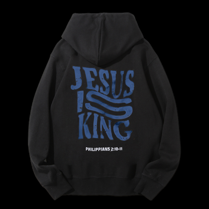 Jesus Is King Drawstring Hoodie
