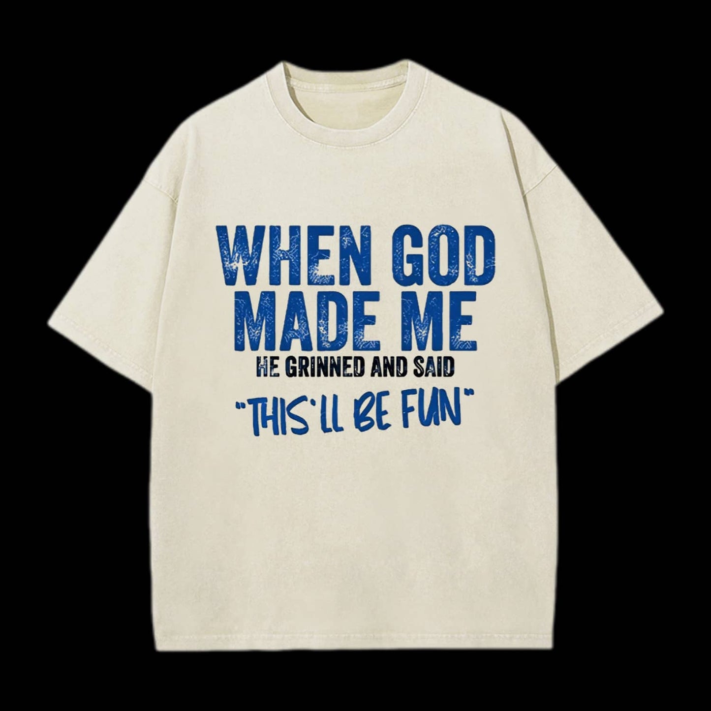 This'll Be Fun Unisex Washed Christian T-shirt