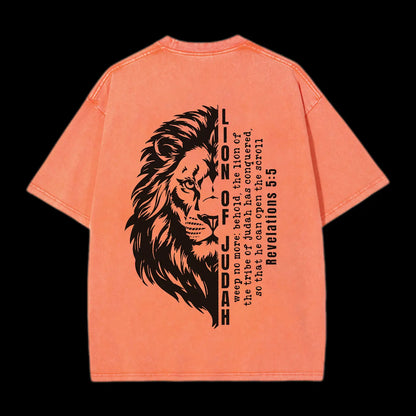 Lion Of Judah      Washed T-Shirt