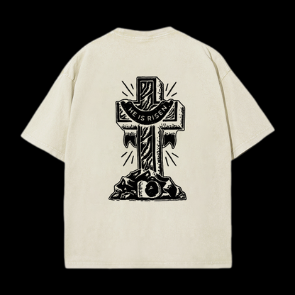 He Is Risen Printed Men's Tee