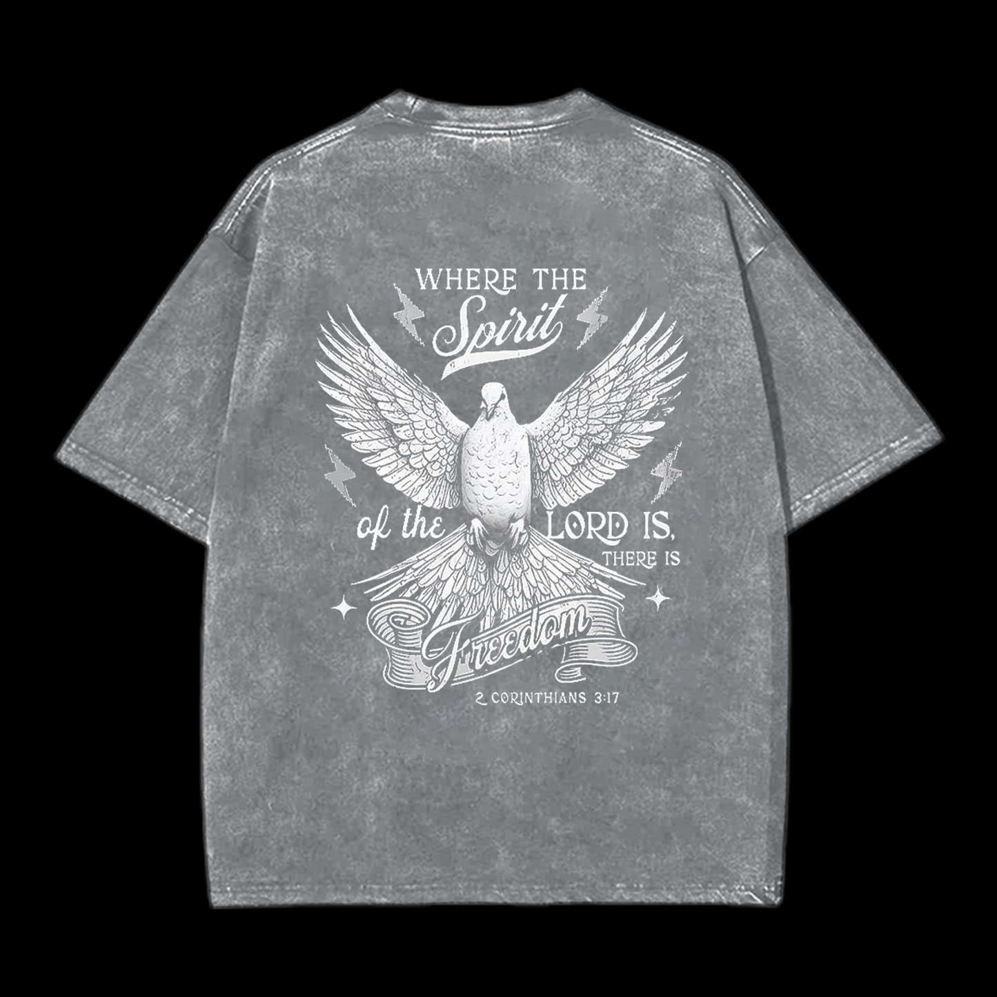Where The Spirit Of The Lord CHristian tee