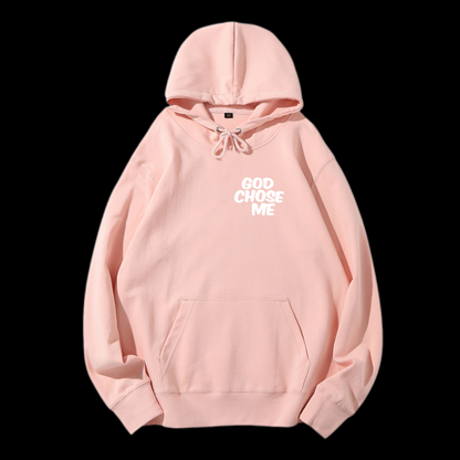 God Chose Me Drawstring Hoodie