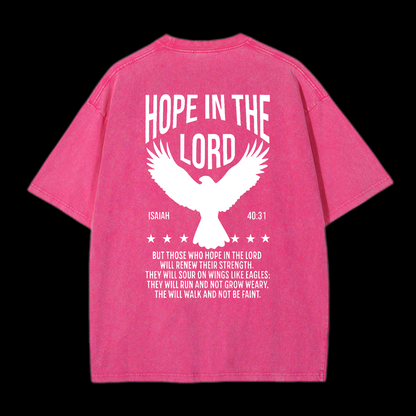 Hope in the Lord Washed T-Shirt