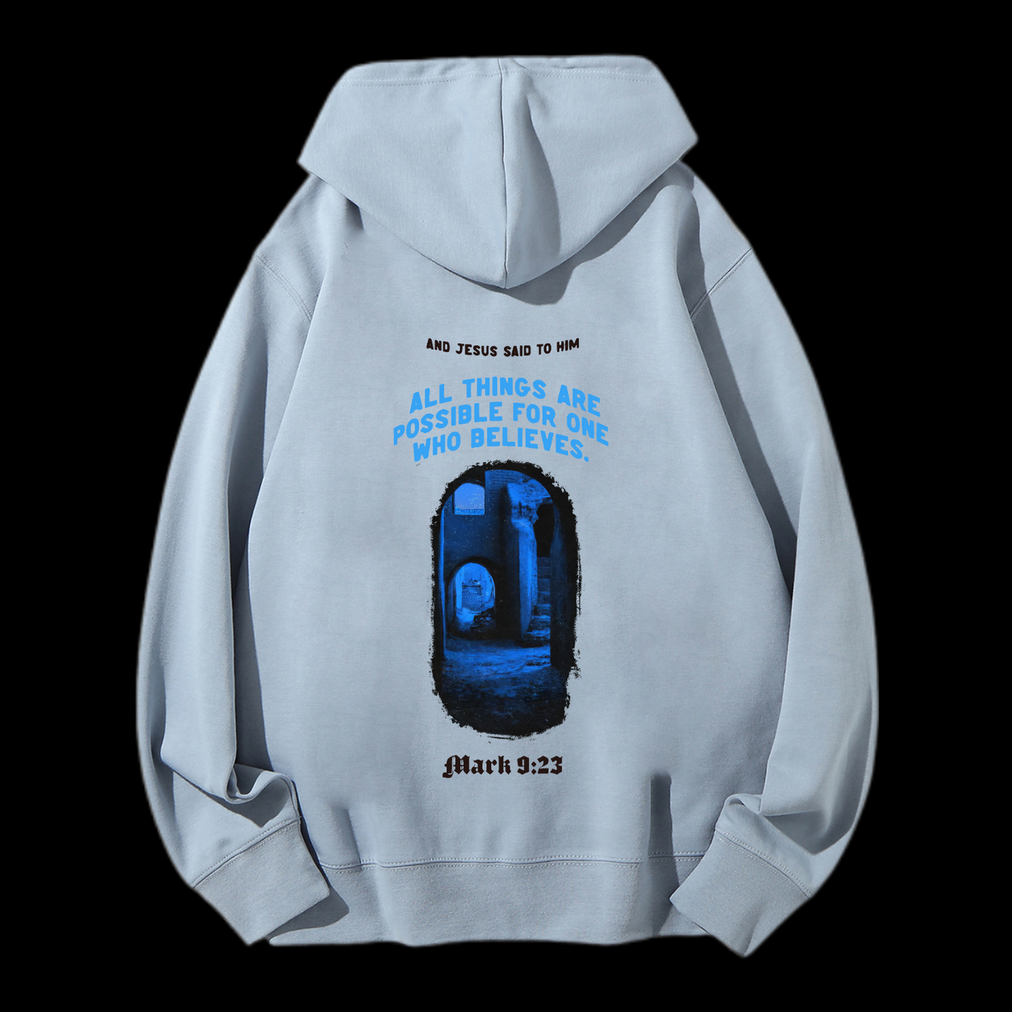 All Things Are Possible Drawstring Hoodie
