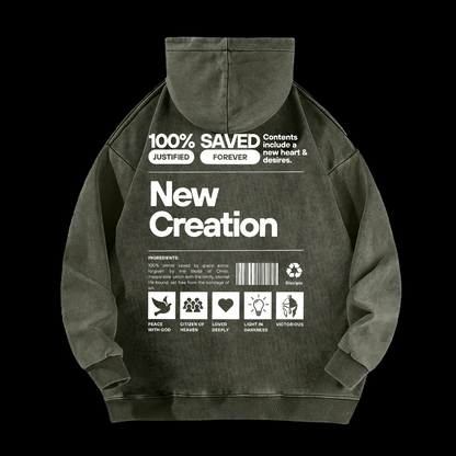 New Creation Washed Hoodie