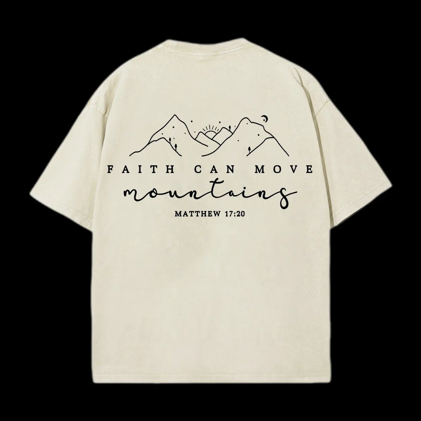 Faith Can Move Washed T-Shirt