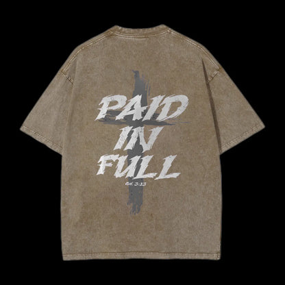 Paid In Full Printed Men's T-shirt