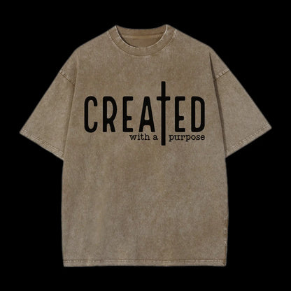 Created Washed T-Shirt