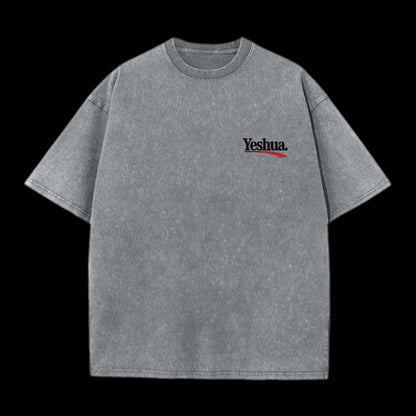 Yeshua Double Sided Unisex Washed Christian T-shirt