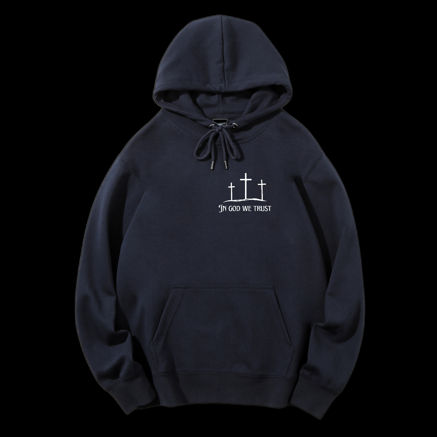 In God We Trust Drawstring Hoodie