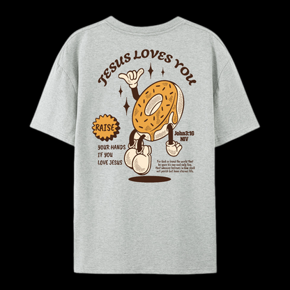Jesus Loves You Cotton T-Shirt