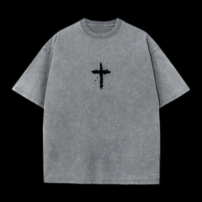 Psalms 91 Washed T-Shirt
