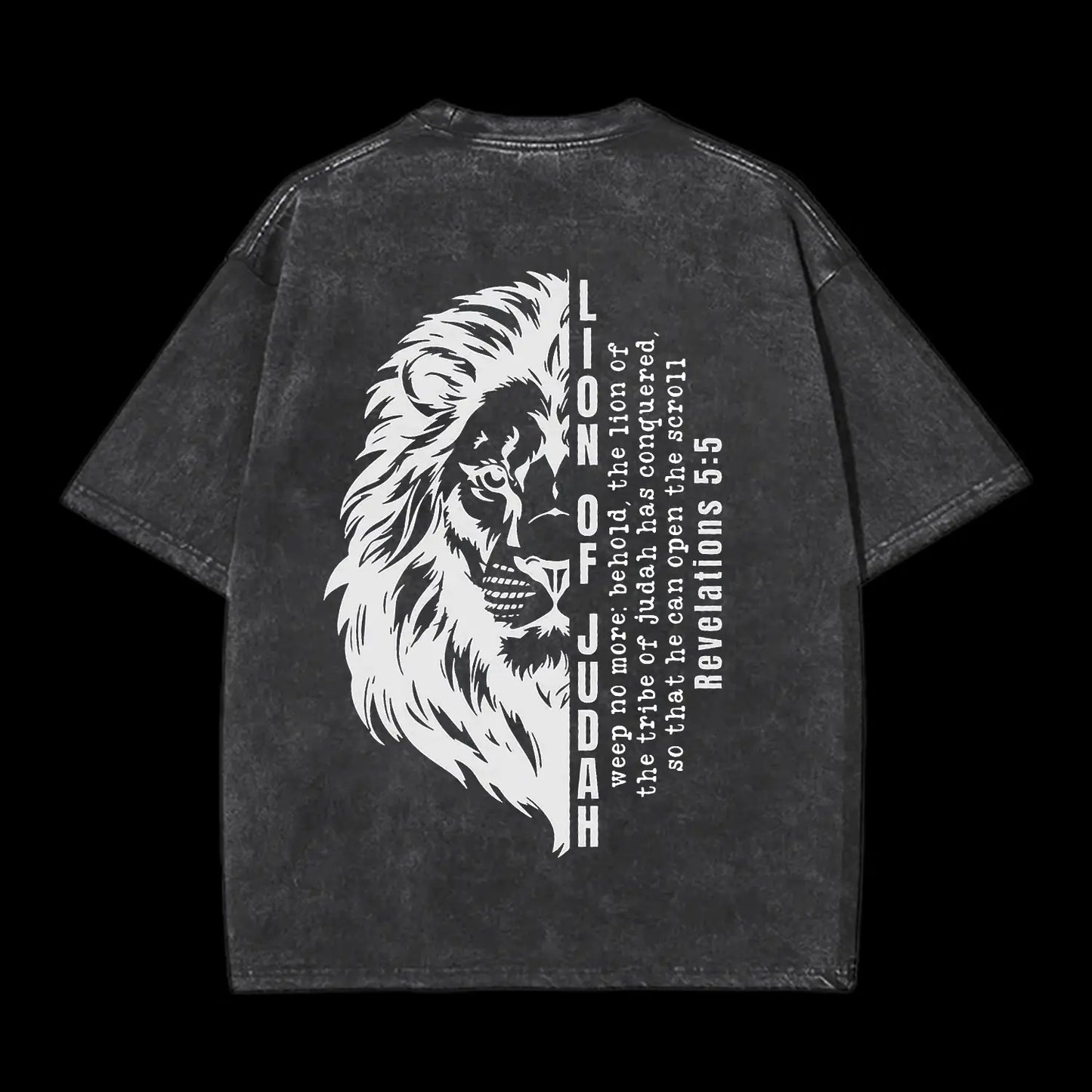 Lion Of Judah      Washed T-Shirt