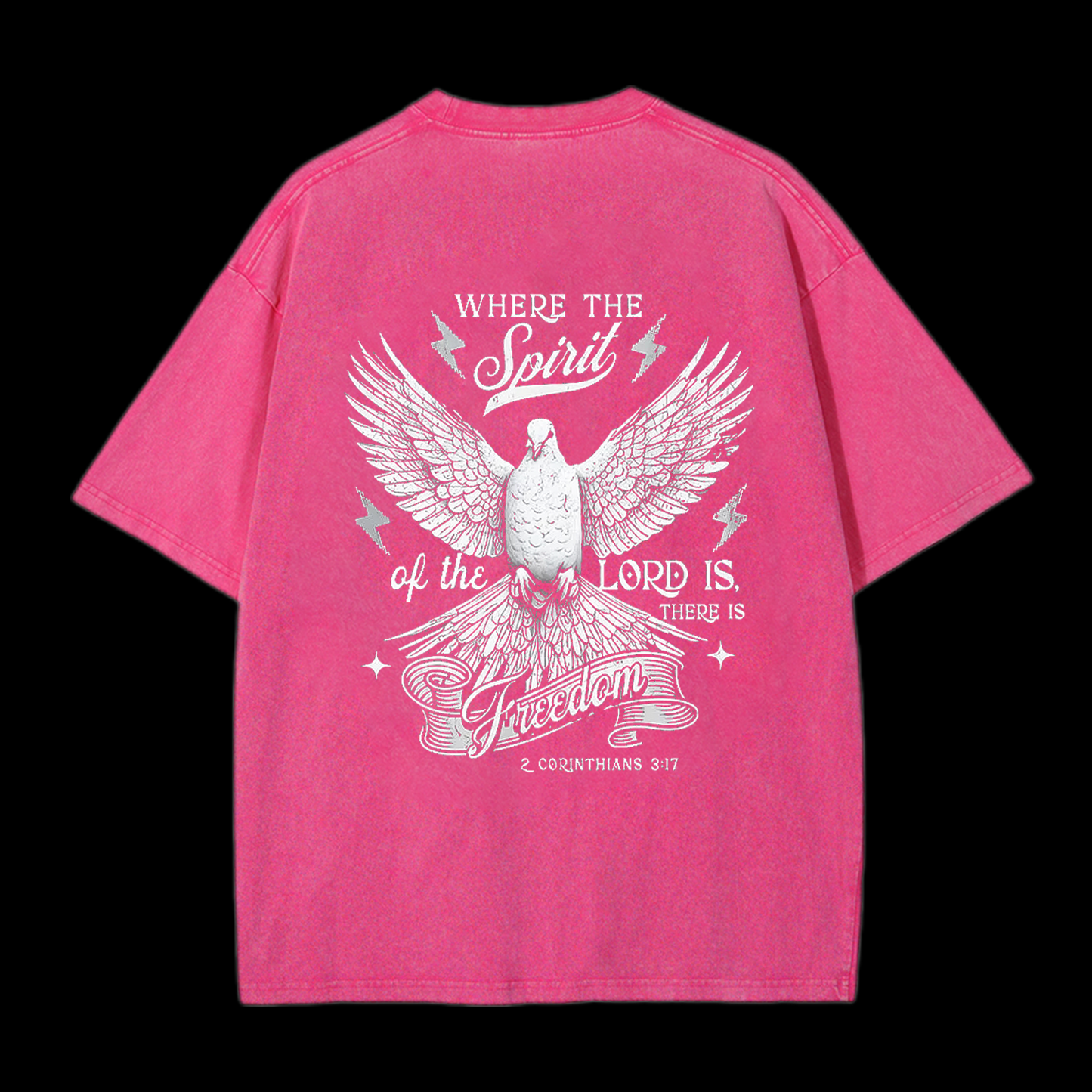 Where The Spirit Of The Lord CHristian tee