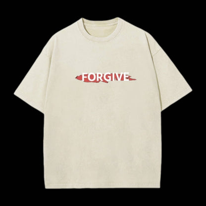 Father, Forgiven Them Unisex Washed Christian T-shirt
