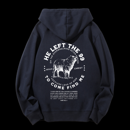 He Left The 99 Drawstring Hoodie