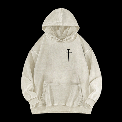 I Will Fear No Evil Washed Hoodie