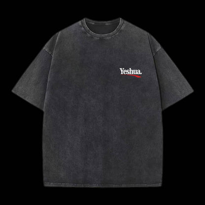 Yeshua Double Sided Unisex Washed Christian T-shirt