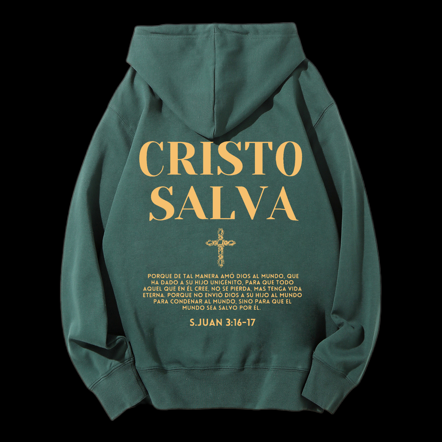 Cristo Salva Drawstring Hoodie
