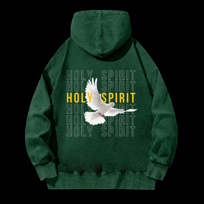 Holy Spirit Dove Washed Hoodie