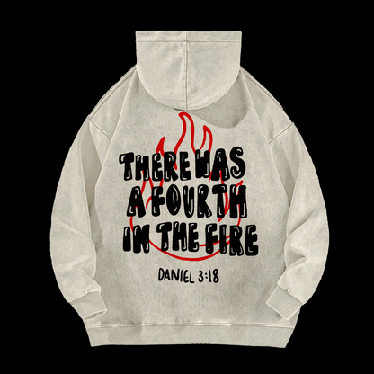 There Was A Fourth In The Fire Washed Hoodie
