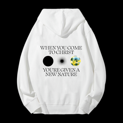 When You Come To Christ Drawstring Hoodie