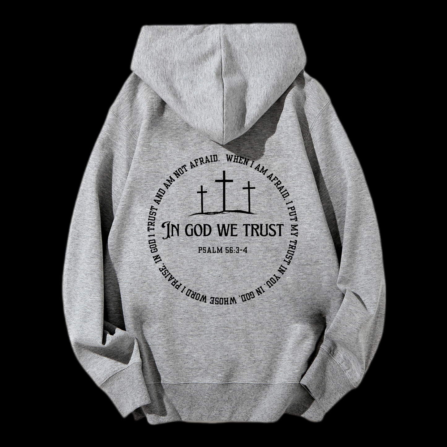 In God We Trust Drawstring Hoodie