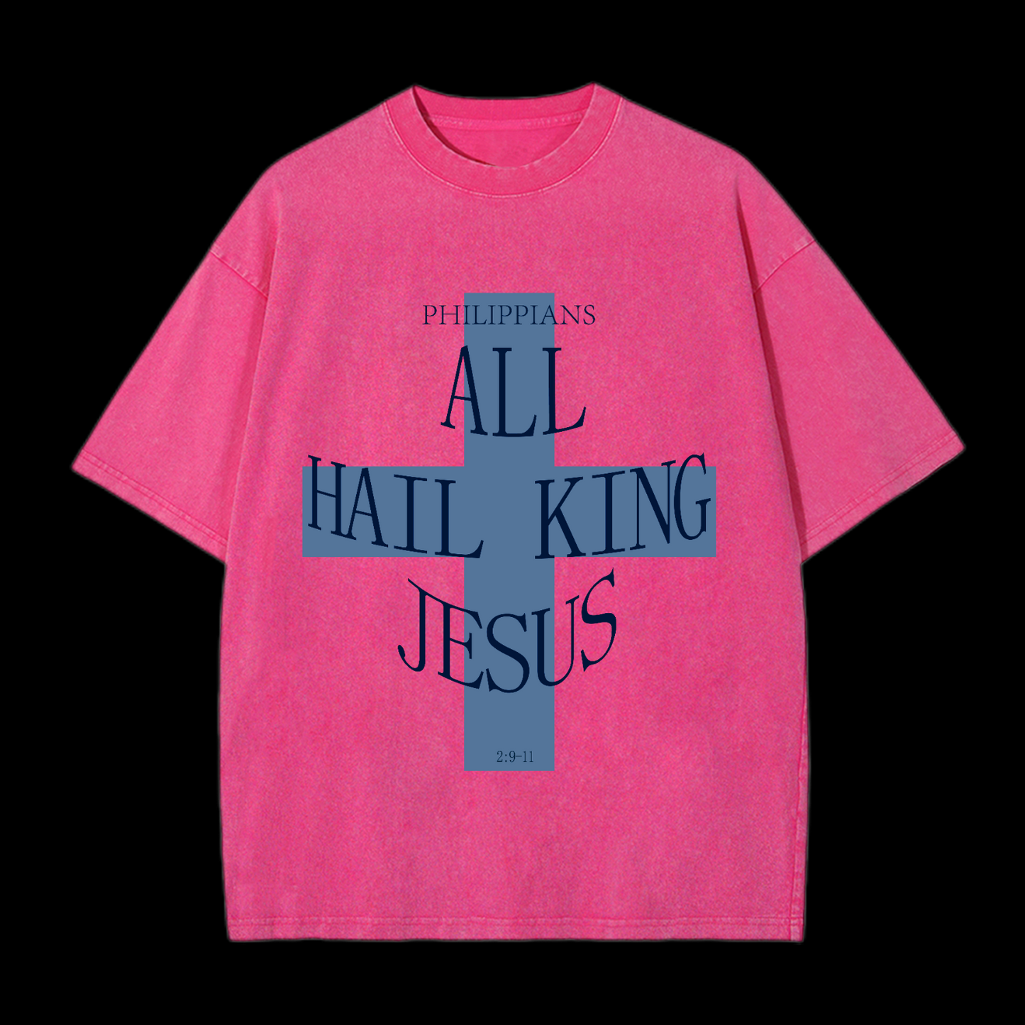 All Half King Jesus Washed T-Shirt