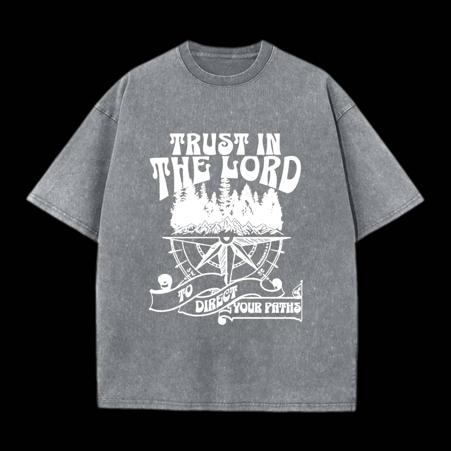 Trust In The Lord Christian Washed T-Shirt