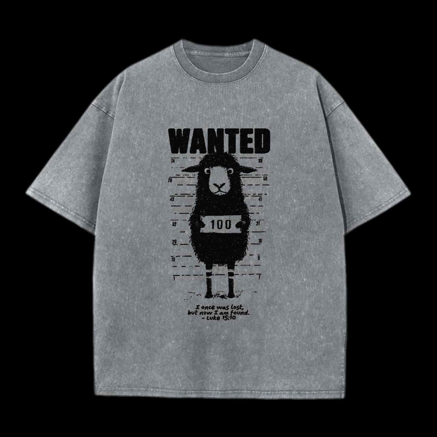Now I Am Found Unisex Washed Christian T-shirt