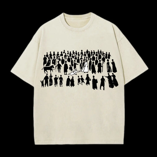 BY HIS WOUNDS CHIRSTIAN WASHED T-SHIRT