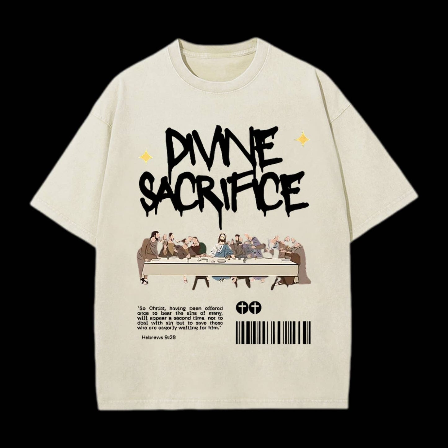 Divine Sacrifice Christian Washed T-Shirt