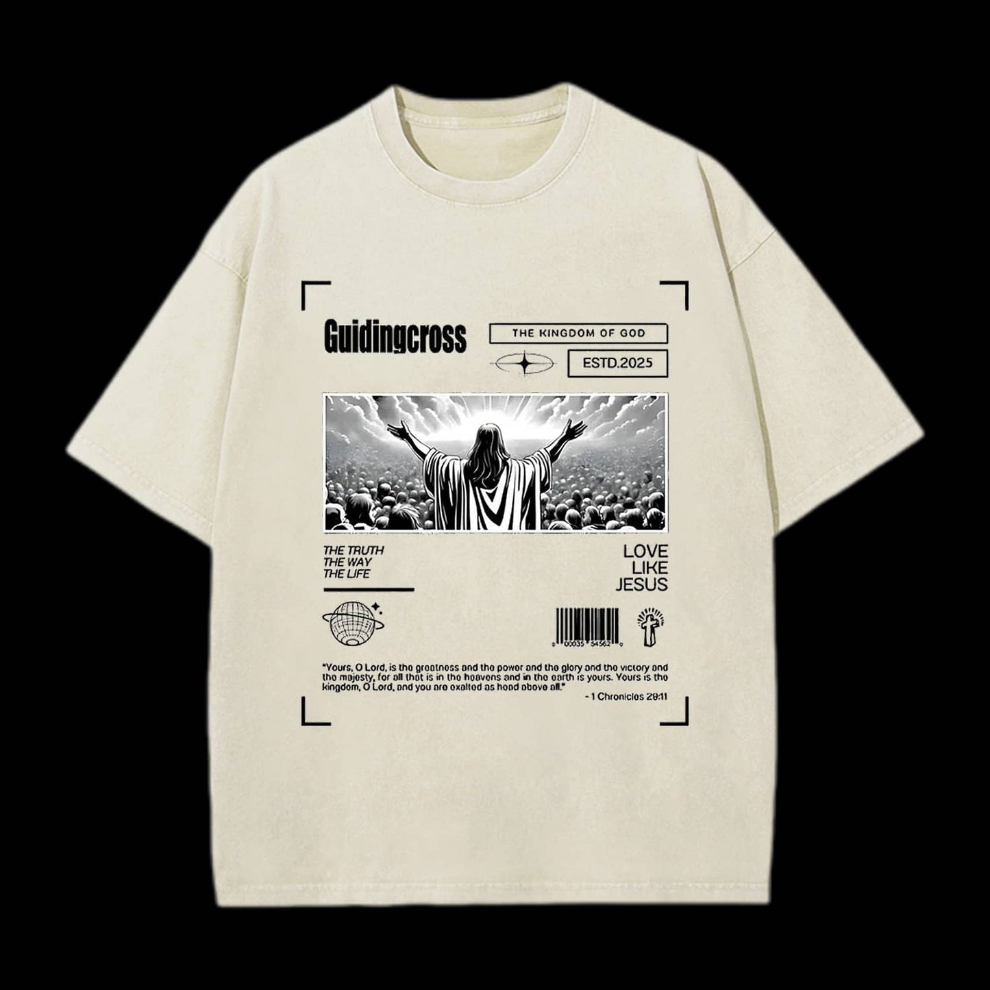 Divine Sacrifice Christian Washed T-Shirt