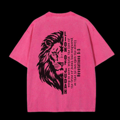 Lion Of Judah      Washed T-Shirt