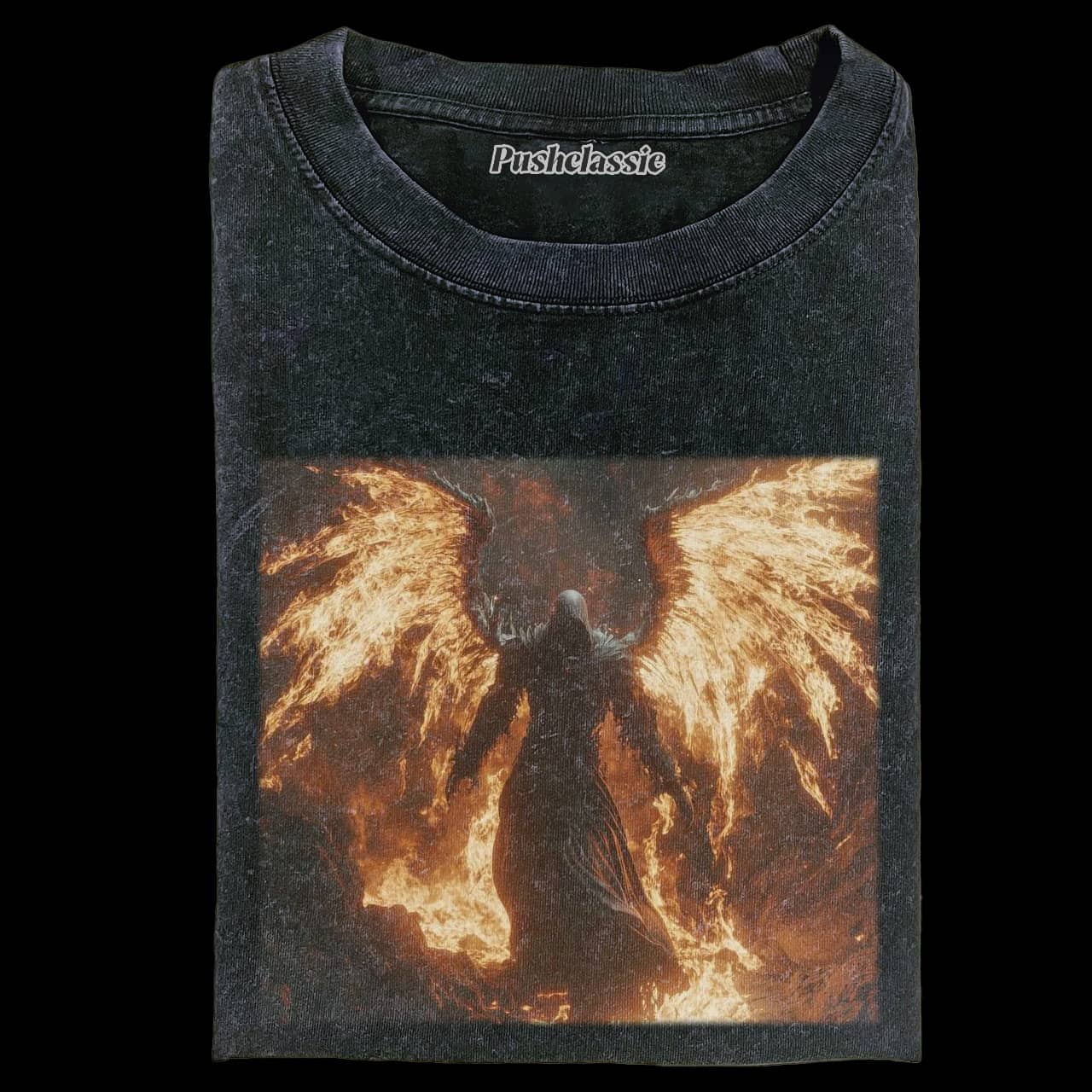 THE FALLEN ANGELS GRAPHIC WASHED T-SHIRT