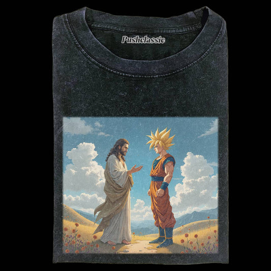 THE JESUS AND GOKU T-SHIRT