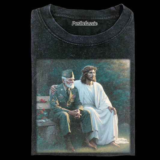 THE JESUS AND SOLDIERS T-SHIRT