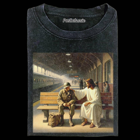 THE JESUS AND SOLDIERS T-SHIRT