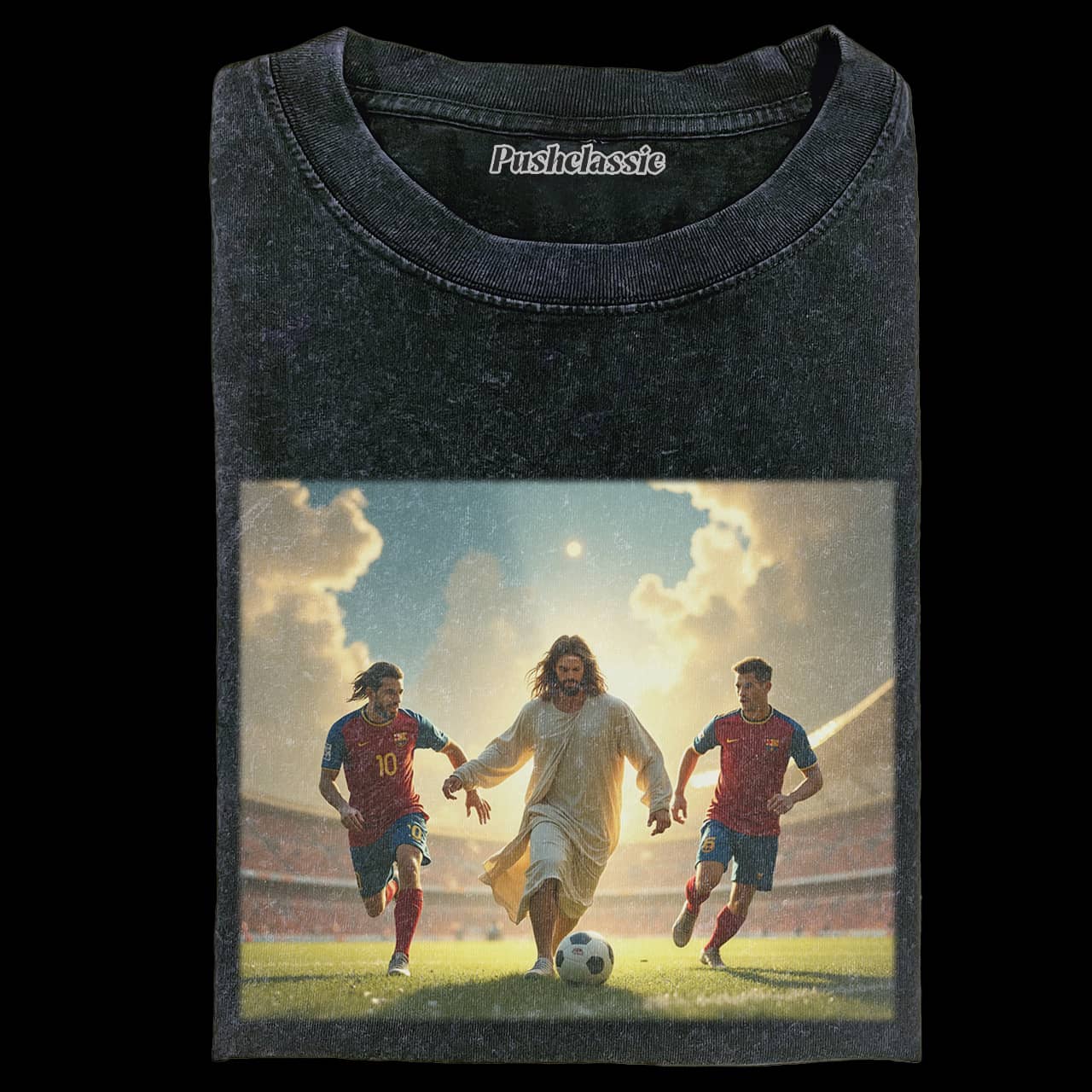 THE JESUS AT THE EUROPEAN CUP T-SHIRT