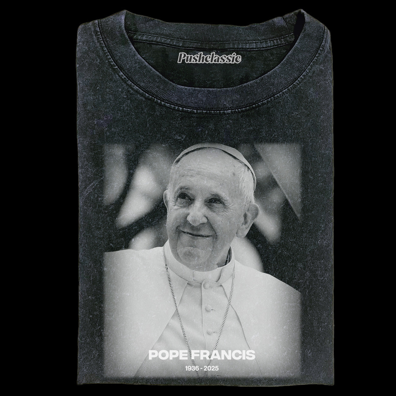 THE POPE FRANCIS WASHED T-SHIRT
