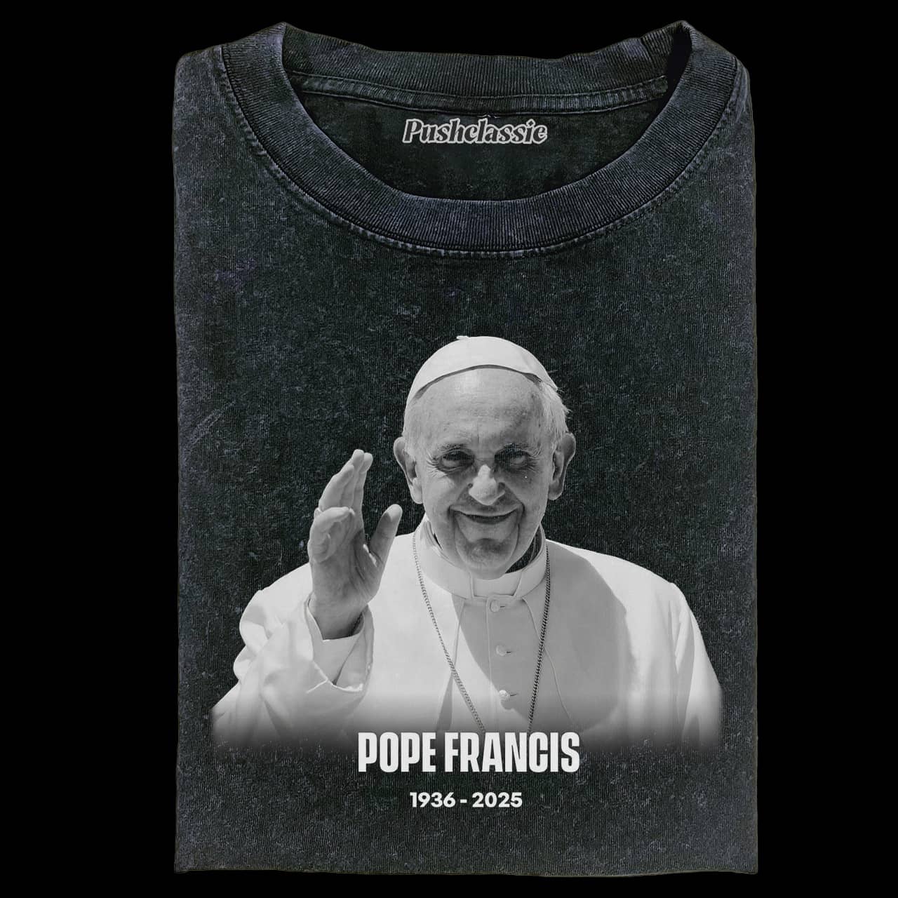 THE POPE FRANCIS WASHED T-SHIRT