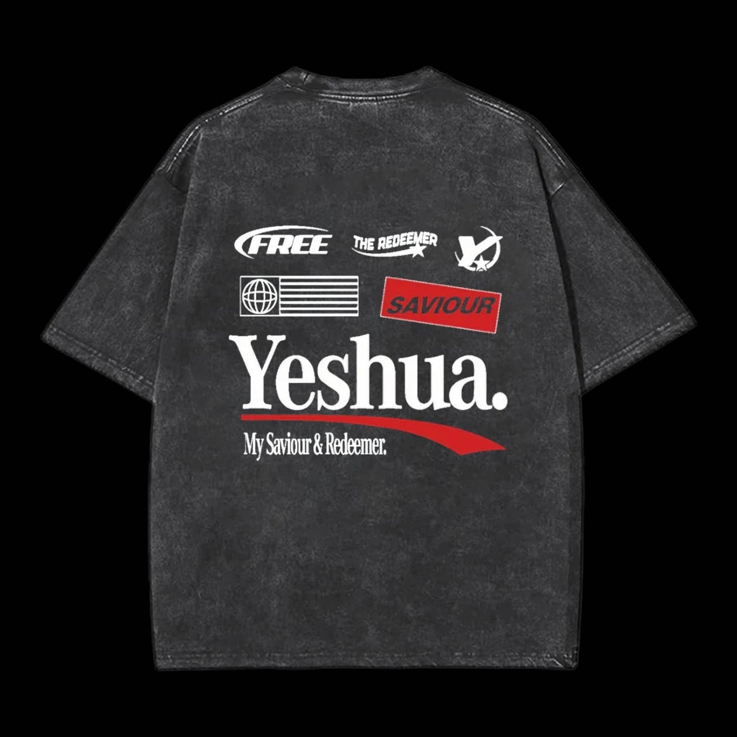 Yeshua Double Sided Unisex Washed Christian T-shirt